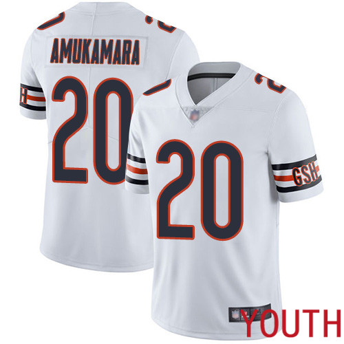 Chicago Bears Limited White Youth Prince Amukamara Road Jersey NFL Football #20 Vapor Untouchable
